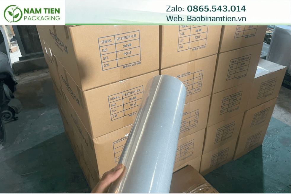 Màng PE bọc hàng 50cm