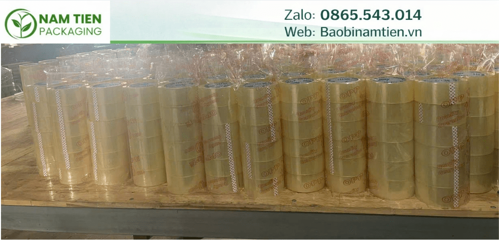 Băng keo trong dán thùng